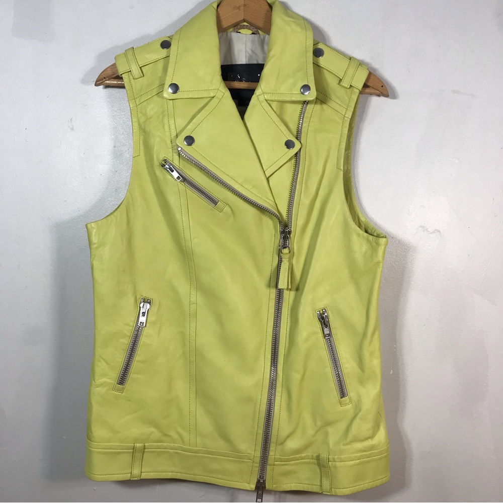 Mackage lambskin leather vest